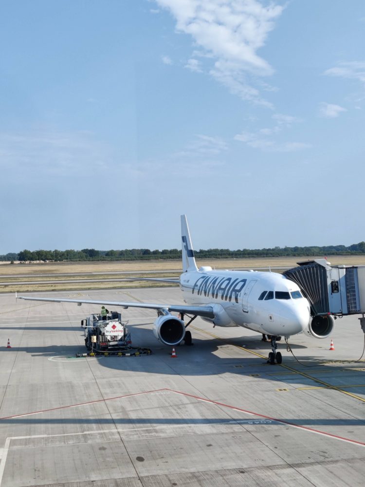 Finnair-Flieger nach Helsinki