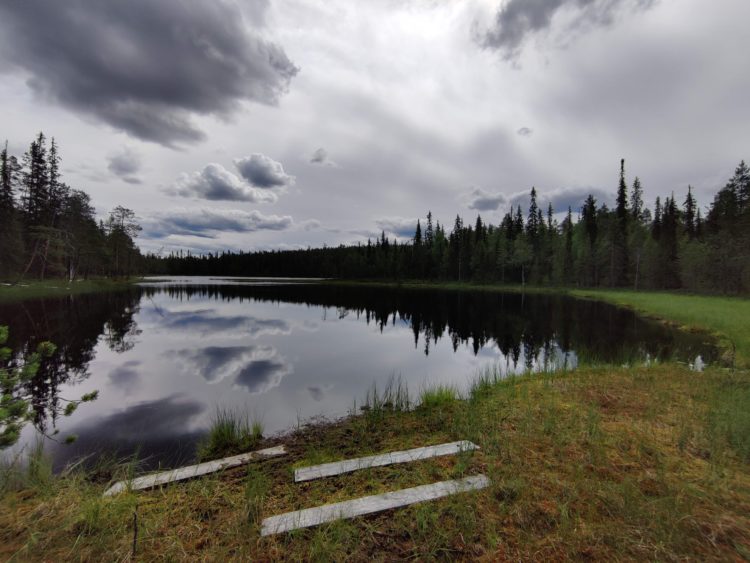 Moorsee im Oulanka-Nationalpark