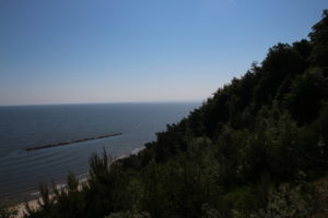 Blick vom Streckelsberg auf die Ostsee