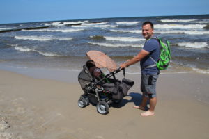 Spaziergang am Strand entlang