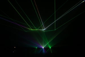 Lasershow in der Phänomenta